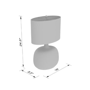   Clear Glass Table Lamp | Oroa.com