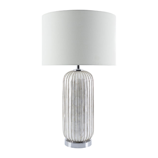 Modern European furniture - White Shell Accent Table Lamp - www.oroa.com