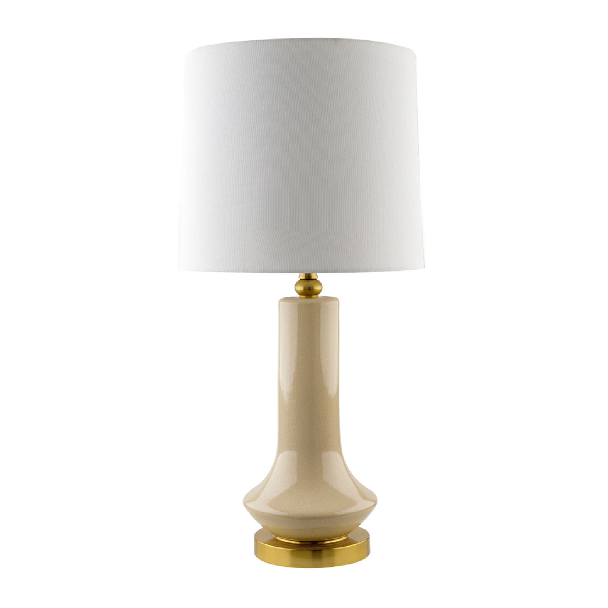   Distressed Cream Ceramic Table Lamp | Oroa.com