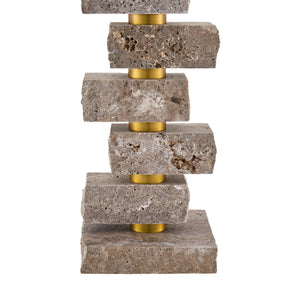  Organic Marble Stacked Table Lamp | Oroa.com
