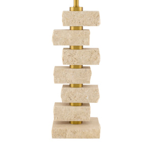   Organic Marble Stacked Table Lamp | Oroa.com