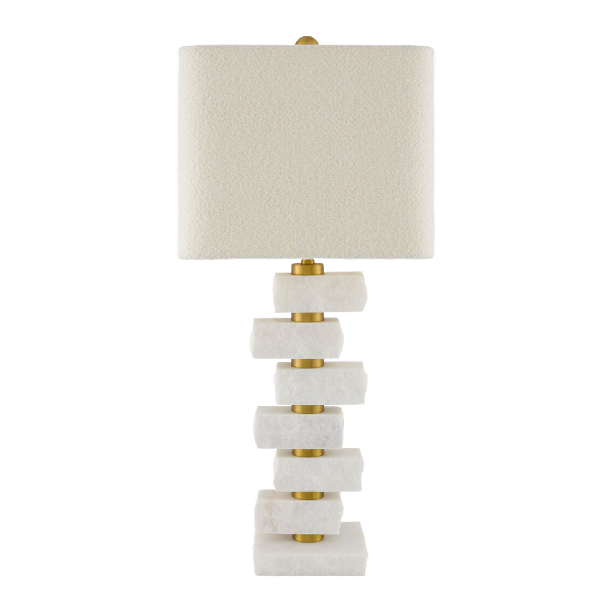   Organic Marble Stacked Table Lamp | Oroa.com