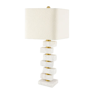   Organic Marble Stacked Table Lamp | Oroa.com