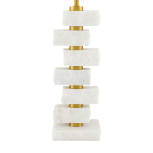   Organic Marble Stacked Table Lamp | Oroa.com