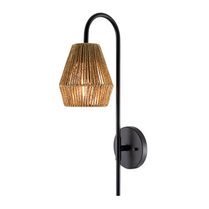   Modern European furniture - Curved Metal Rattan Wall Lamp - www.oroa.com | Oroa.com