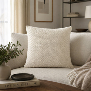   Modern European furniture - Beige Woven Yarn Pillow - www.oroa.com | Oroa.com