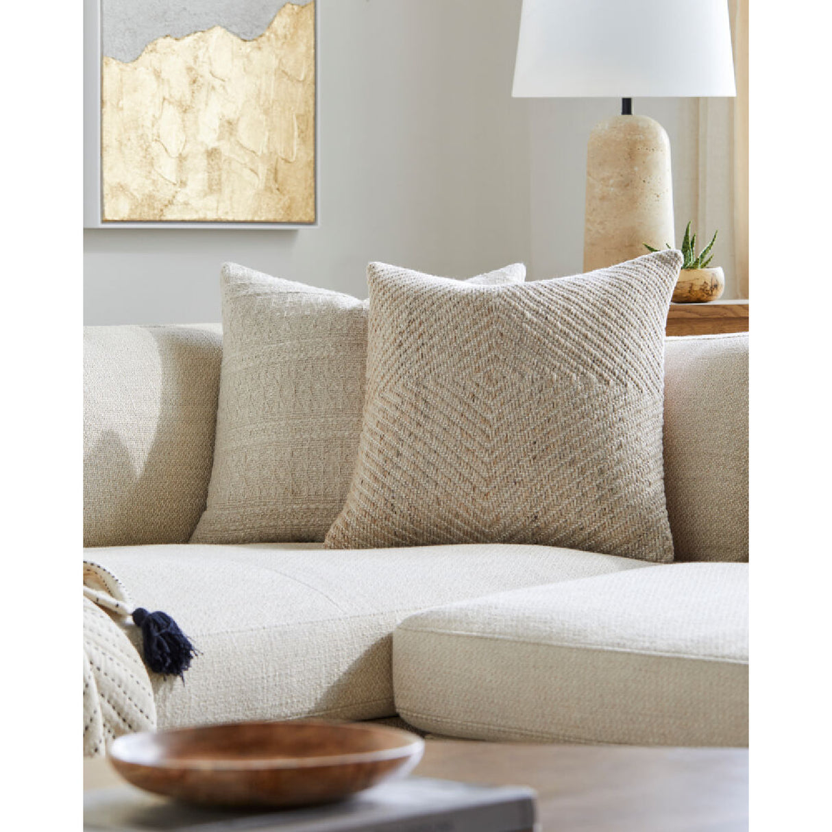   Modern European furniture - Woven Yarn Down Insert Pillow - www.oroa.com | Oroa.com