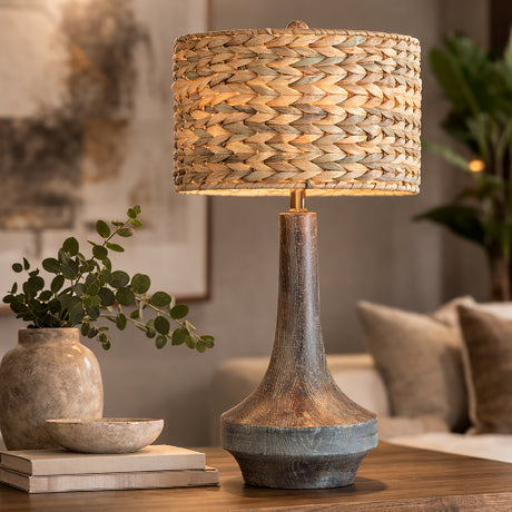   Modern European furniture - Braided Natural Seagrass Table Lamp - www.oroa.com | Oroa.com