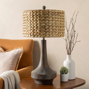   Modern European furniture - Braided Natural Seagrass Table Lamp - www.oroa.com | Oroa.com