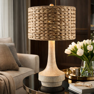   Braided Shade Accent Table Lamp | Oroa.com