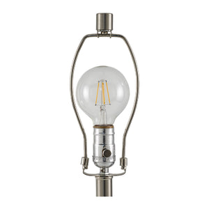   Modern European furniture - Silver Wrapped Marble Table Lamp - www.oroa.com | Oroa.com