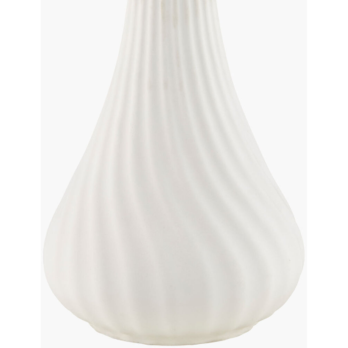   White Concrete Linen Table Lamp | Oroa.com