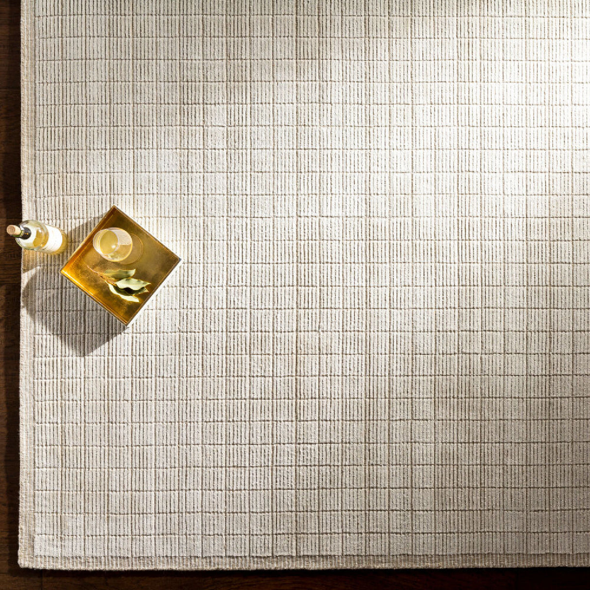   Modern furniture - Hand-Loomed Square Pattern Carpet - www.oroa.com | Oroa.com