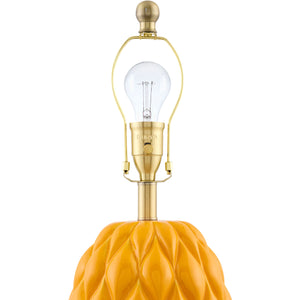   Modern European furniture - Reliefed Ceramic Accent Table Lamp - www.oroa.com | Oroa.com