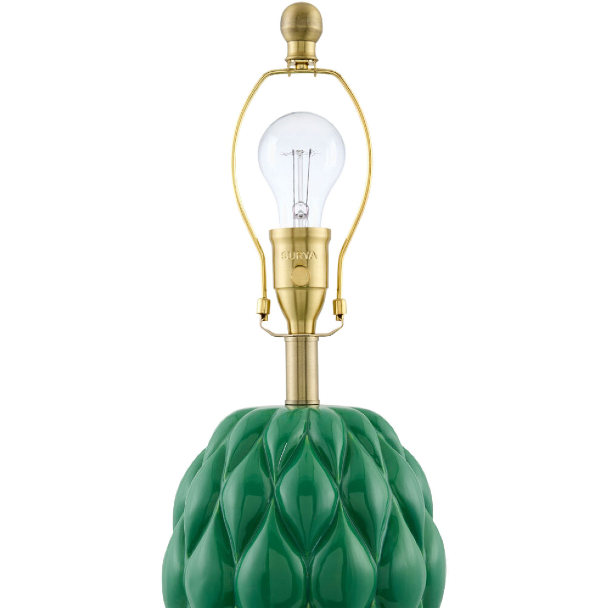   Modern European furniture - Reliefed Ceramic Accent Table Lamp - www.oroa.com | Oroa.com