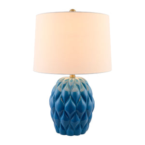   Modern European furniture - Reliefed Ceramic Accent Table Lamp - www.oroa.com | Oroa.com
