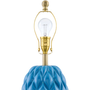   Modern European furniture - Reliefed Ceramic Accent Table Lamp - www.oroa.com | Oroa.com