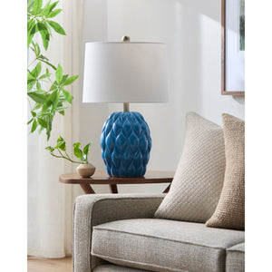   Modern European furniture - Reliefed Ceramic Accent Table Lamp - www.oroa.com | Oroa.com