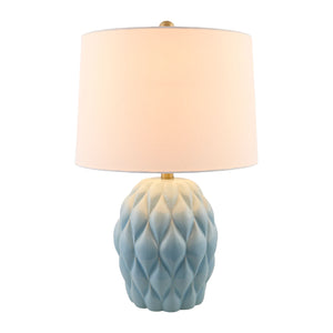   Modern European furniture - Reliefed Ceramic Accent Table Lamp - www.oroa.com | Oroa.com