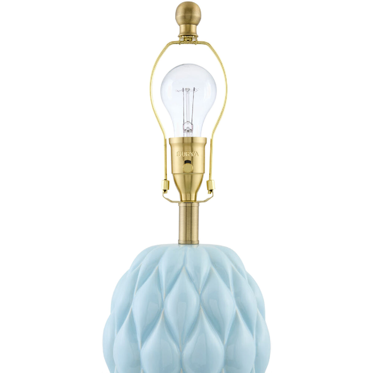   Modern European furniture - Reliefed Ceramic Accent Table Lamp - www.oroa.com | Oroa.com