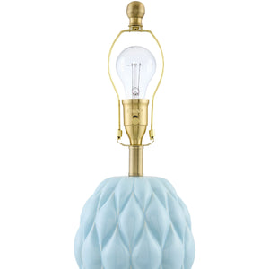   Modern European furniture - Reliefed Ceramic Accent Table Lamp - www.oroa.com | Oroa.com