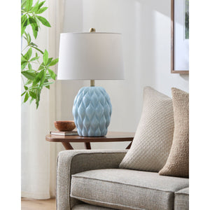   Modern European furniture - Reliefed Ceramic Accent Table Lamp - www.oroa.com | Oroa.com
