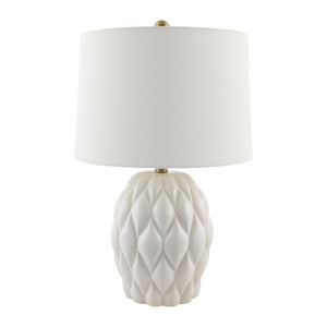   Modern European furniture - Reliefed Ceramic Accent Table Lamp - www.oroa.com | Oroa.com