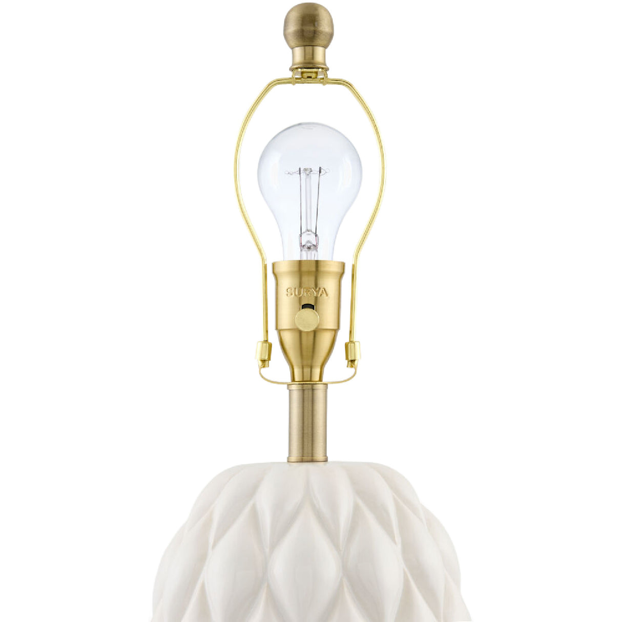   Modern European furniture - Reliefed Ceramic Accent Table Lamp - www.oroa.com | Oroa.com