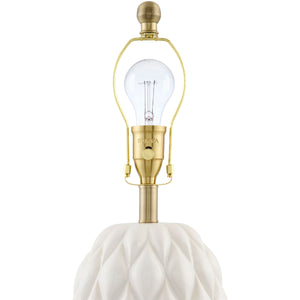   Modern European furniture - Reliefed Ceramic Accent Table Lamp - www.oroa.com | Oroa.com