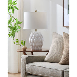   Modern European furniture - Reliefed Ceramic Accent Table Lamp - www.oroa.com | Oroa.com