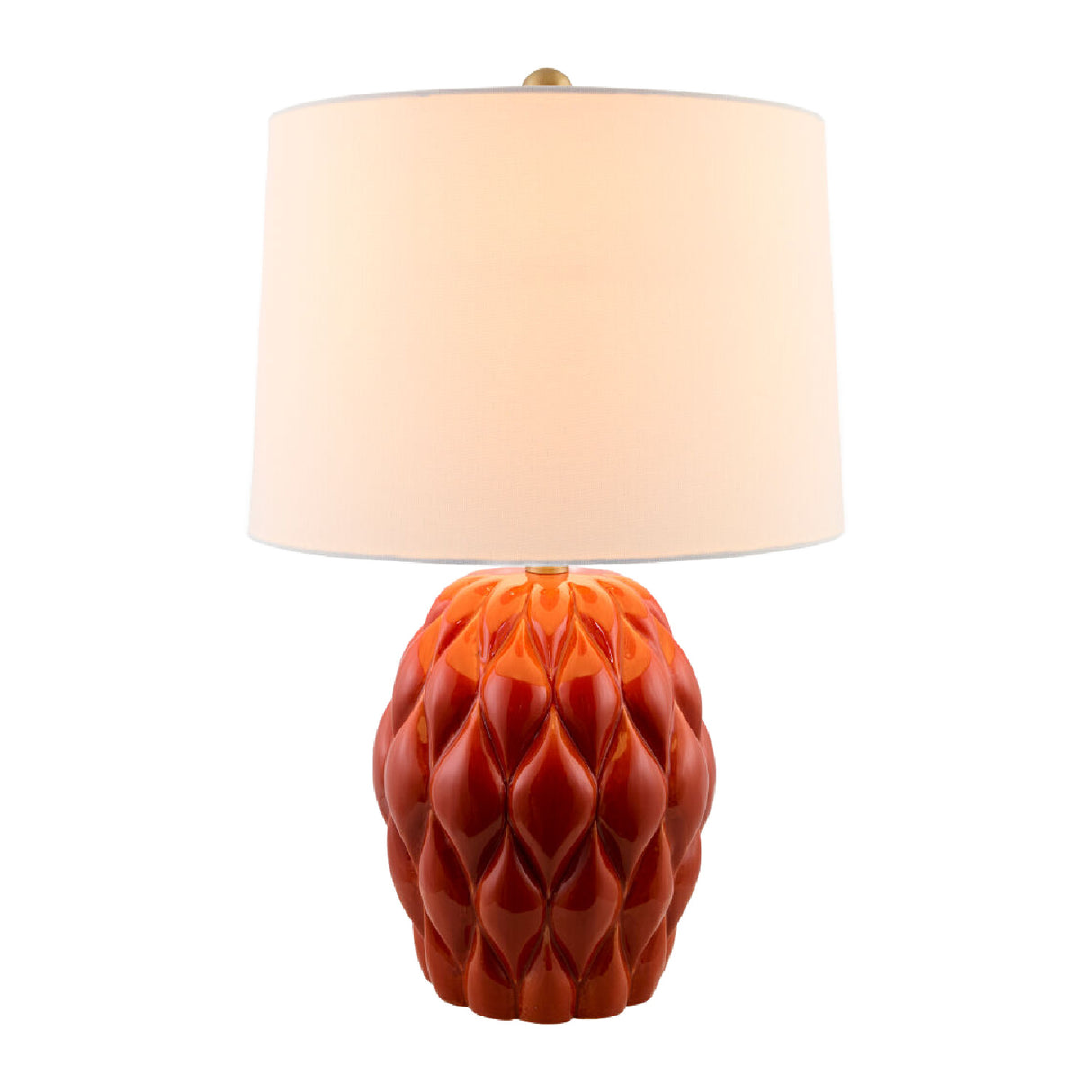   Modern European furniture - Reliefed Ceramic Accent Table Lamp - www.oroa.com | Oroa.com
