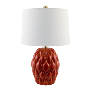   Modern European furniture - Reliefed Ceramic Accent Table Lamp - www.oroa.com | Oroa.com