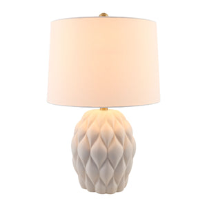   Modern European furniture - Reliefed Ceramic Accent Table Lamp - www.oroa.com | Oroa.com