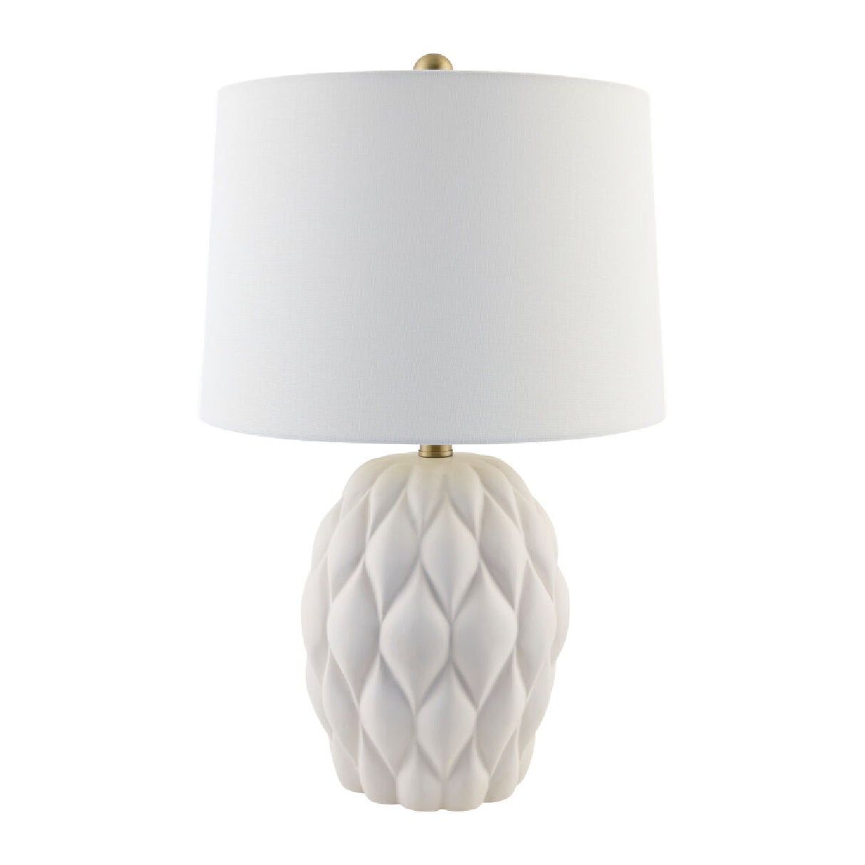   Modern European furniture - Reliefed Ceramic Accent Table Lamp - www.oroa.com | Oroa.com