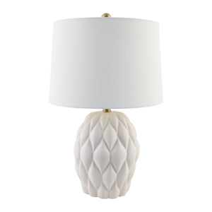   Modern European furniture - Reliefed Ceramic Accent Table Lamp - www.oroa.com | Oroa.com