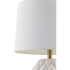   Modern European furniture - Reliefed Ceramic Accent Table Lamp - www.oroa.com | Oroa.com