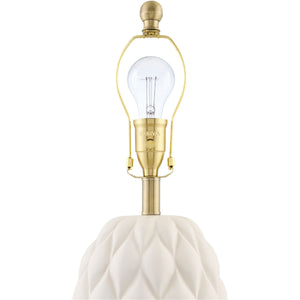   Modern European furniture - Reliefed Ceramic Accent Table Lamp - www.oroa.com | Oroa.com