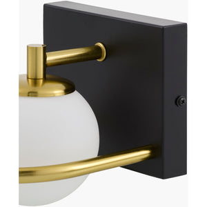   Modern European furniture - Gold Ring Glass Wall Lamp - www.oroa.com | Oroa.com