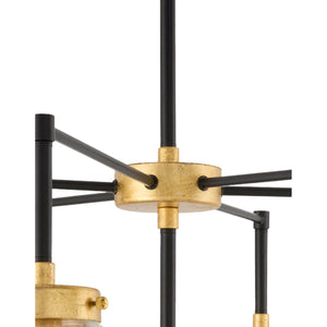   9-Light Clear Glass Chandelier | Oroa.com