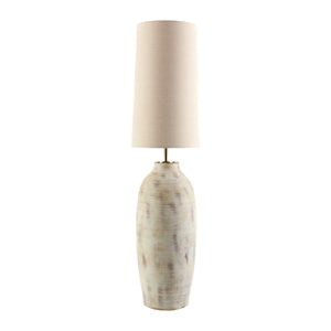   Painted Cream Cement Floor Lamp | Oroa.com