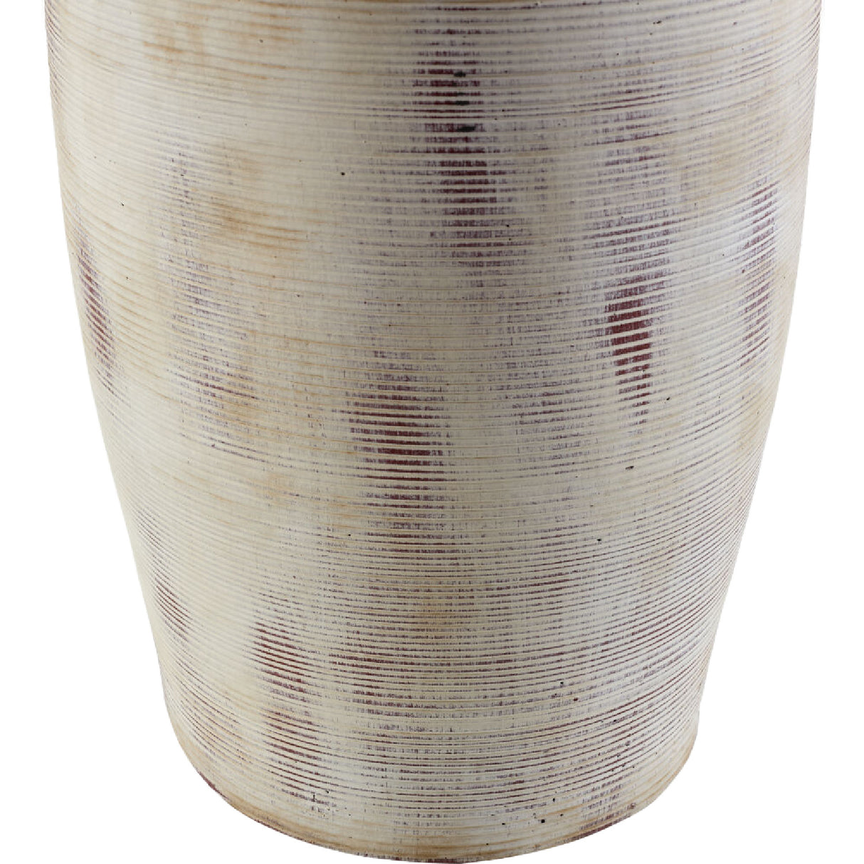   Painted Cream Cement Floor Lamp | Oroa.com