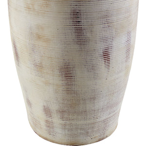   Painted Cream Cement Floor Lamp | Oroa.com