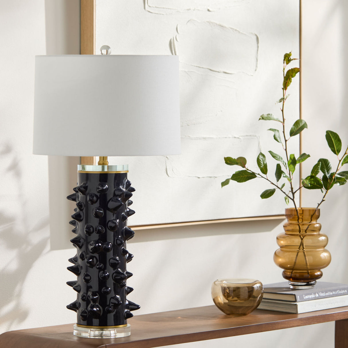   Spike Studded Ceramic Table Lamp | Oroa.com