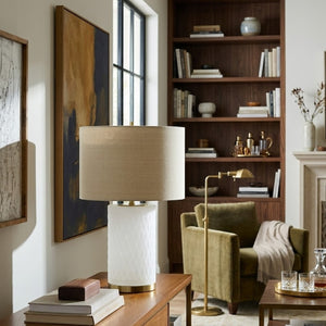   Glass Base Accent Table Lamp | Oroa.com