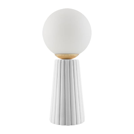   Fluted Ceramic Glass Table Lamp | Oroa.com
