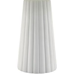   Fluted Ceramic Linen Table Lamp | Oroa.com
