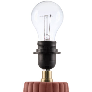   Fluted Ceramic Linen Table Lamp | Oroa.com