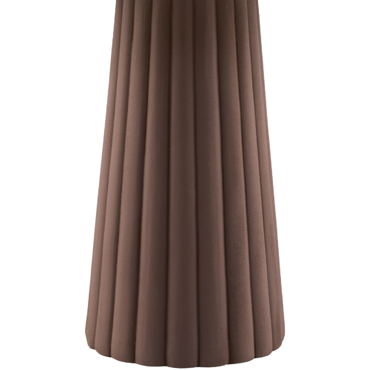   Fluted Ceramic Linen Table Lamp | Oroa.com