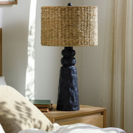   Woven Seagrass Accent Table Lamp | Oroa.com