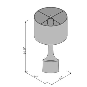   Tan Seagrass Accent Table Lamp | Oroa.com